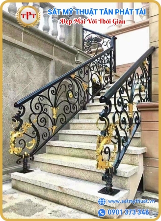 Cầu thang săt mỷ thuật