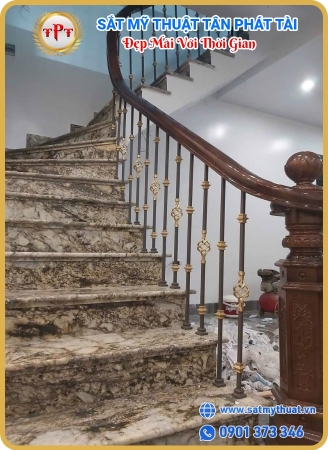 Cầu thang săt mỷ thuật