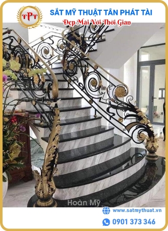 Cầu thang săt mỷ thuật