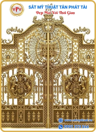 cửa công nhôm đúc