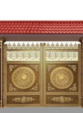 cửa công nhôm đúc cửa công nhôm đúc