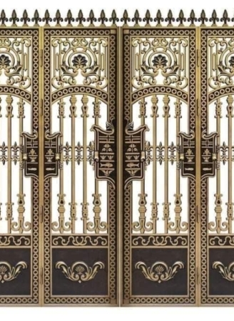 cửa công nhôm đúc