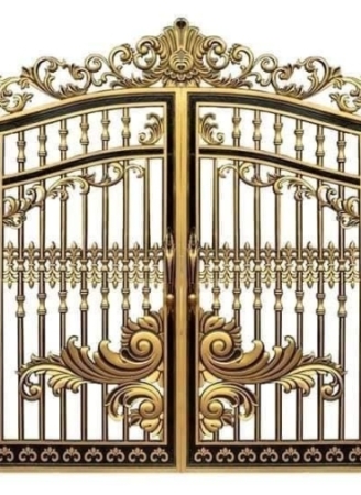 cửa công nhôm đúc