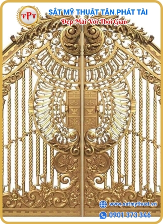 cửa công nhôm đúc