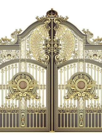 cửa công nhôm đúc