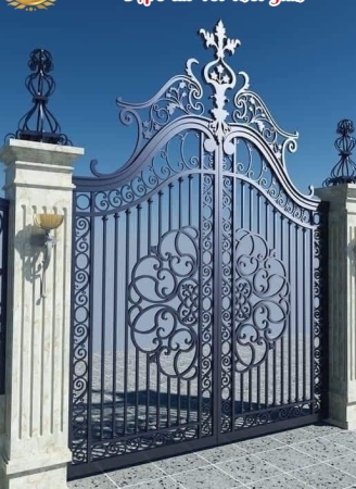 cửa cổng sắt mỷ thuật