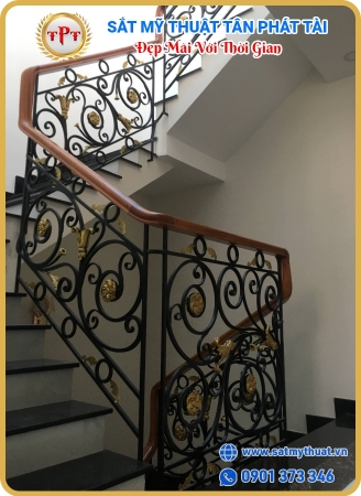 lan can cầu thang sắt mỷ thuật