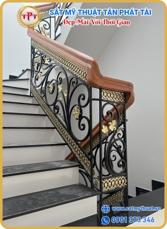 lan can cầu thang sắt mỷ thuật