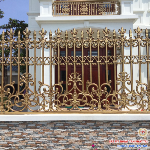 Mẩu hàng rào nhôm đúc đẹp,được ưa chuộng nhất Mẩu hàng rào nhôm đúc đẹp,được ưa chuộng nhất